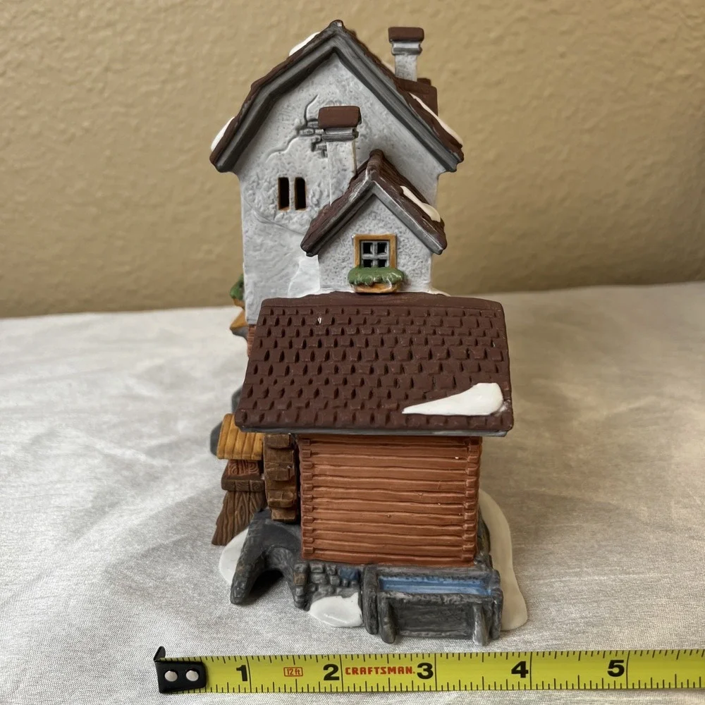 Vtg 1988 Dept 56 Alpine Village Series Stoder Grist Mill #5953 Heritage Village